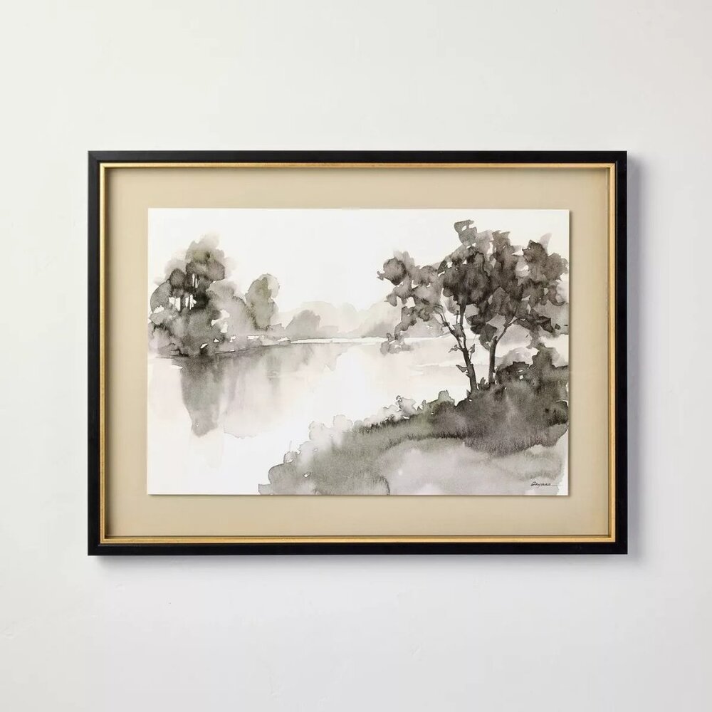 18x24 Washed Stream Framed Wall Art – Hearth & Hand Magnolia 2025